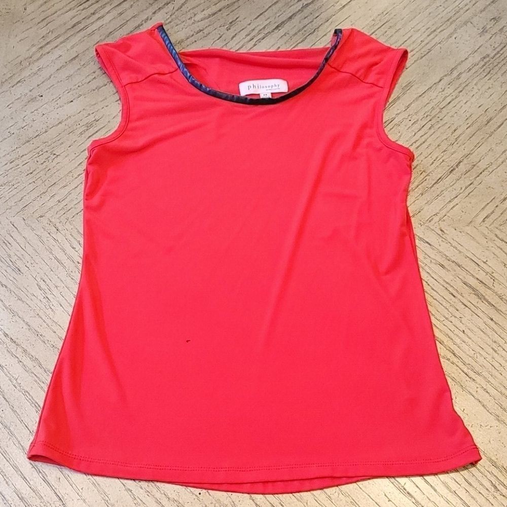 XS red top by Philosophy never worn